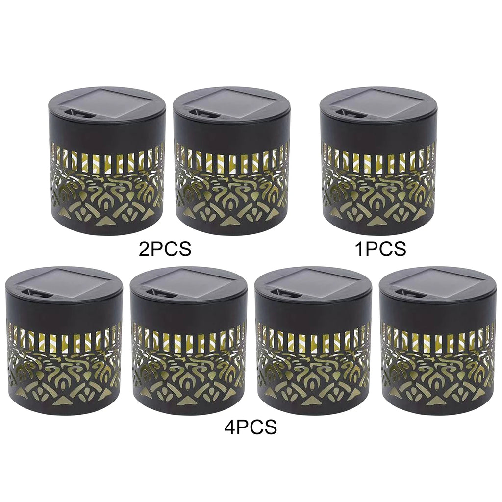 1/2/4pcs Solar Mandala Sunflower Outdoor Wall Light Waterproof Garden Decorative Lamp for Yard Courtyard Fence Decor Qme