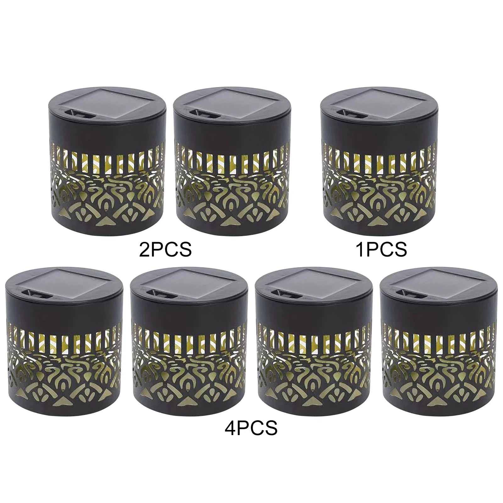 1/2/4pcs Solar Mandala Sunflower Outdoor Wall Light Waterproof Garden Decorative Lamp for Yard Courtyard Fence Decor Qme