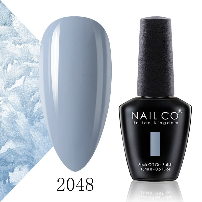NAILCO 131 Colors Nail Gel Polish Off LED Semi Permanant Art Hybrid Qme 2048