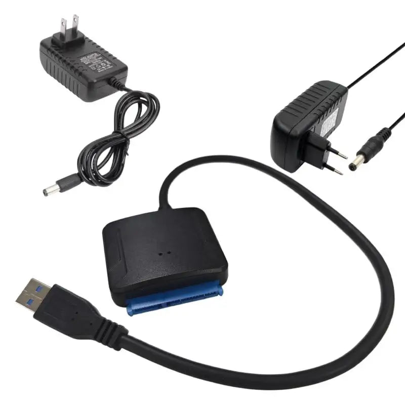 SATA USB 3 0 Adapter Cable 5 SSD HDD Hard Drive Disk Qme