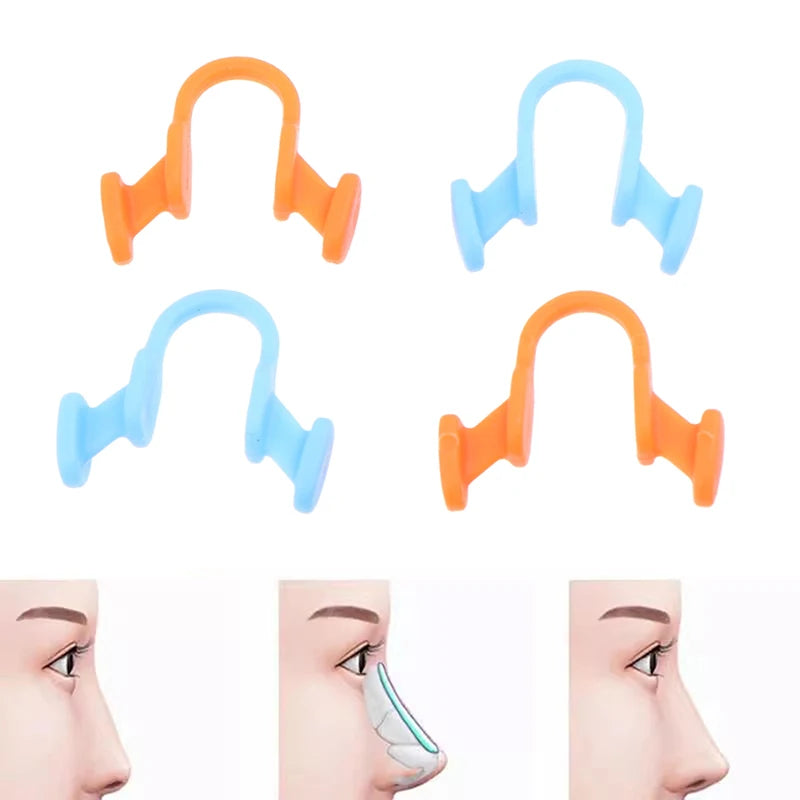 Nose Dilator Nasal Silicone Clip Anti Snoring Stop Help Breathe Qme