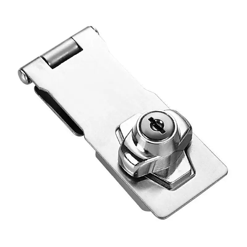 Stainless Steel Locking Hasp Latch Anti-theft Low Maintenance Durable Qme