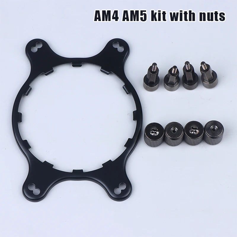 AM4 AM5 Mount Bracket Stud Nut Kit For NZXT Kraken X41 X42 X51 X52 X61 X62 X63 X72 X73 Z63 Z73 Qme 01