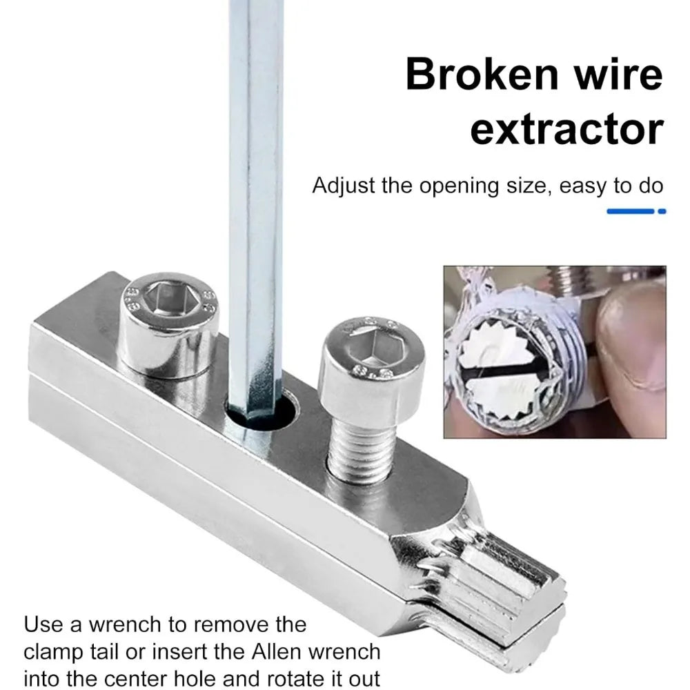 4/6 Point Broken Wire Extractor Water Pipe Breakage Broken Wire Slide Tooth Broken End Remover Faucet Angle Valve Repair Tool Qme