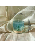 Box Crystal Cup Jelly Scented Candle Ocean Life Series Random Qme blue