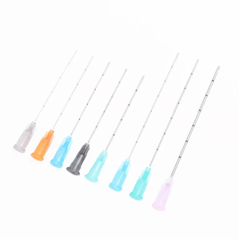 Blunt Tip Micro Cannula Medical Injection Needle Plain Ends Notched Qme