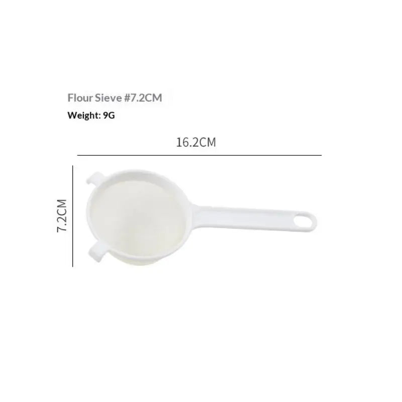 Coffee Filter Colanders Tools Plastic Fine Mesh Spoon Strainer Qme 7cm