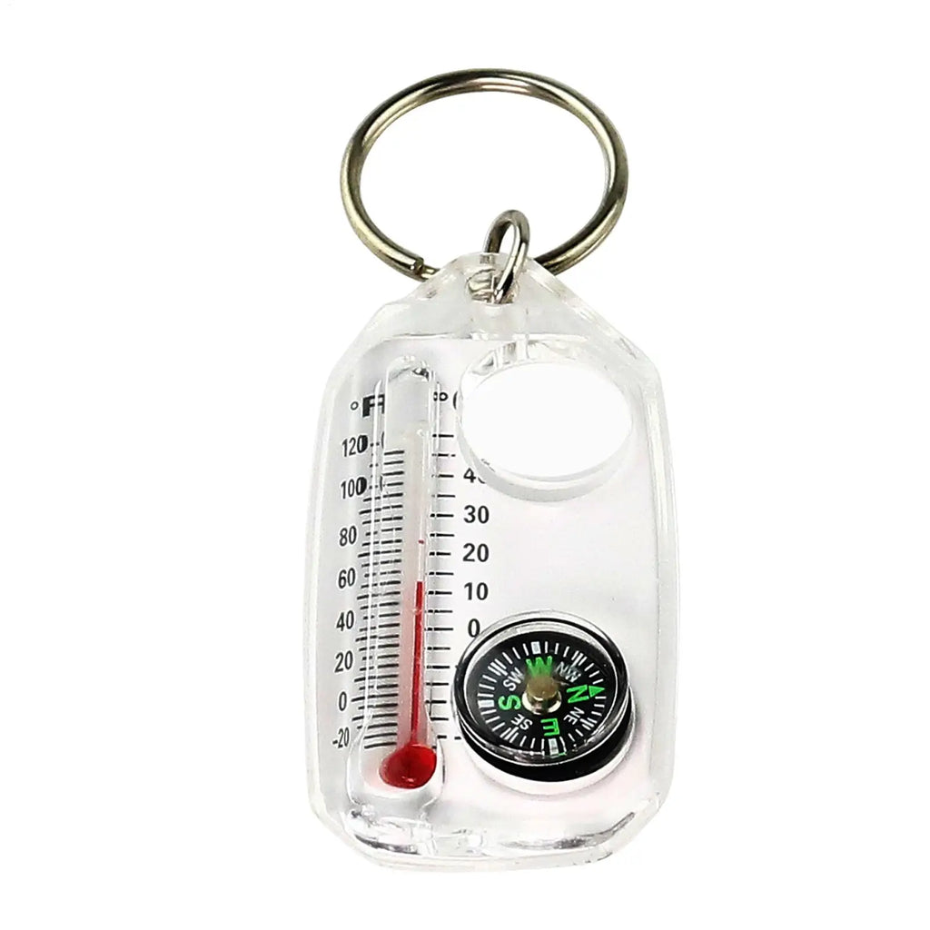 Outdoor Compass Keychain Direction Guide Equipment Gadget Backpacking Qme