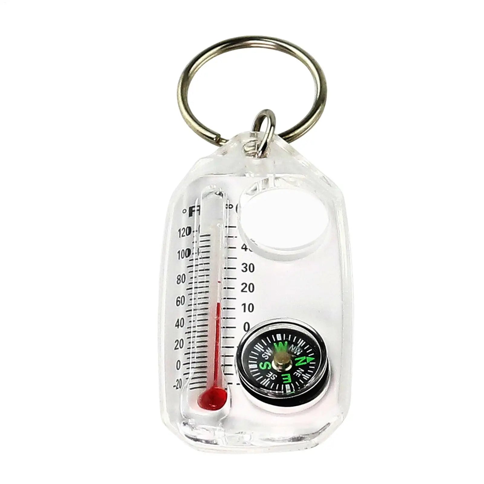 Outdoor Compass Keychain Direction Guide Equipment Gadget Backpacking Qme