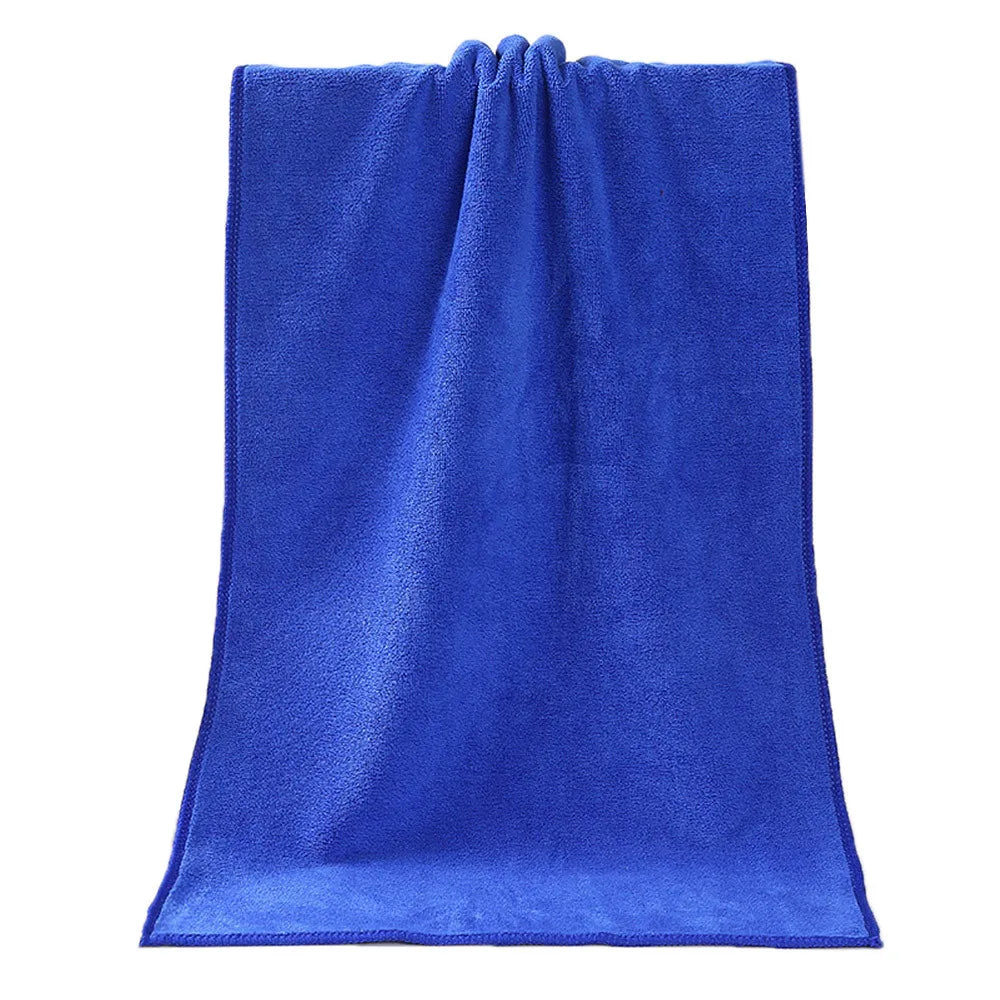 1PC Towel Shower Absorbent Superfine Fiber Soft Comfortable Towel Solid Color Soft, Absorbent And Breathable Bath Towel Qme