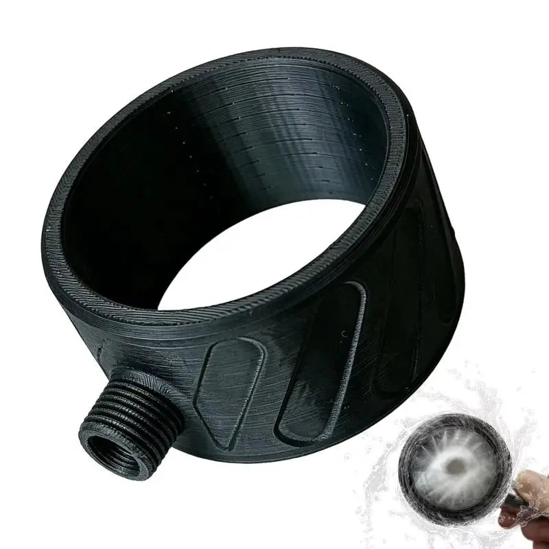 Circular Flushing Massage Sprayer Men Shower Nozzle Pressure Spiral Qme