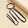 Women Garters Harajuku Gothic Black Harness Elastic Strap Leg Thigh Qme 1PC black One Size