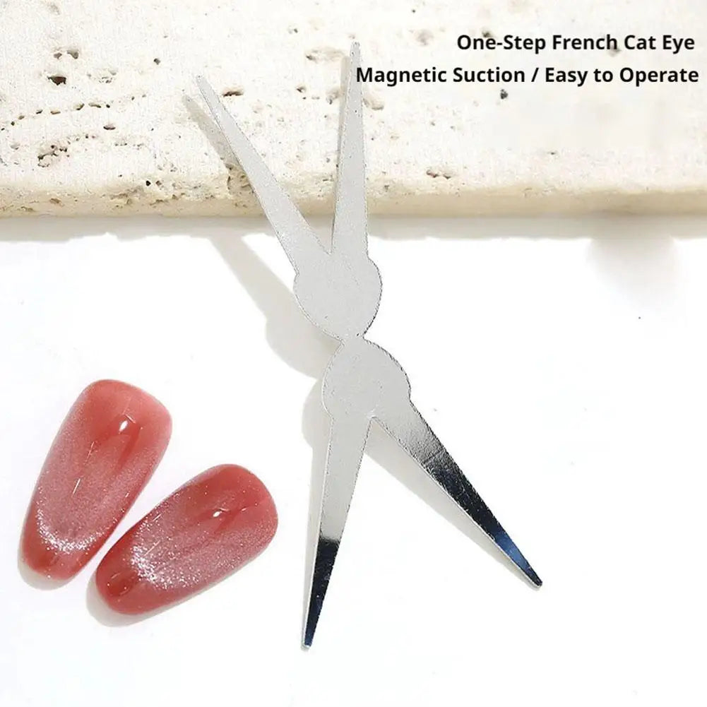Cat Eye Nail Magnet Nails French Tool Effect Perfect DIY Salon Qme