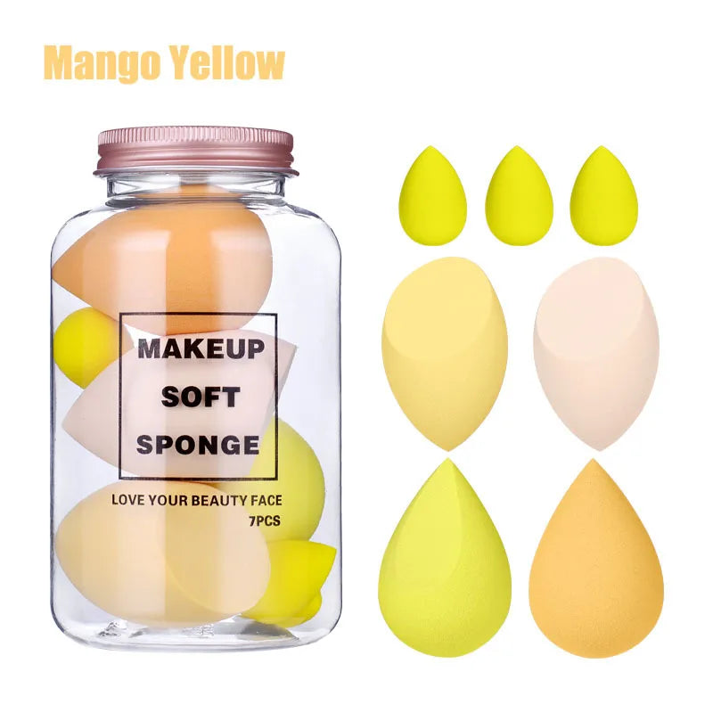 Makeup Sponge Face Beauty Cosmetic Powder Puff Foundation Cream Qme Yellow China Mainland