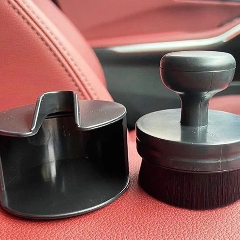 Common Car Tire Crevice Dusting Brush High Density Microfiber Shine Polish Portable Car Wash Care Applicator Car Interior Brush Qme