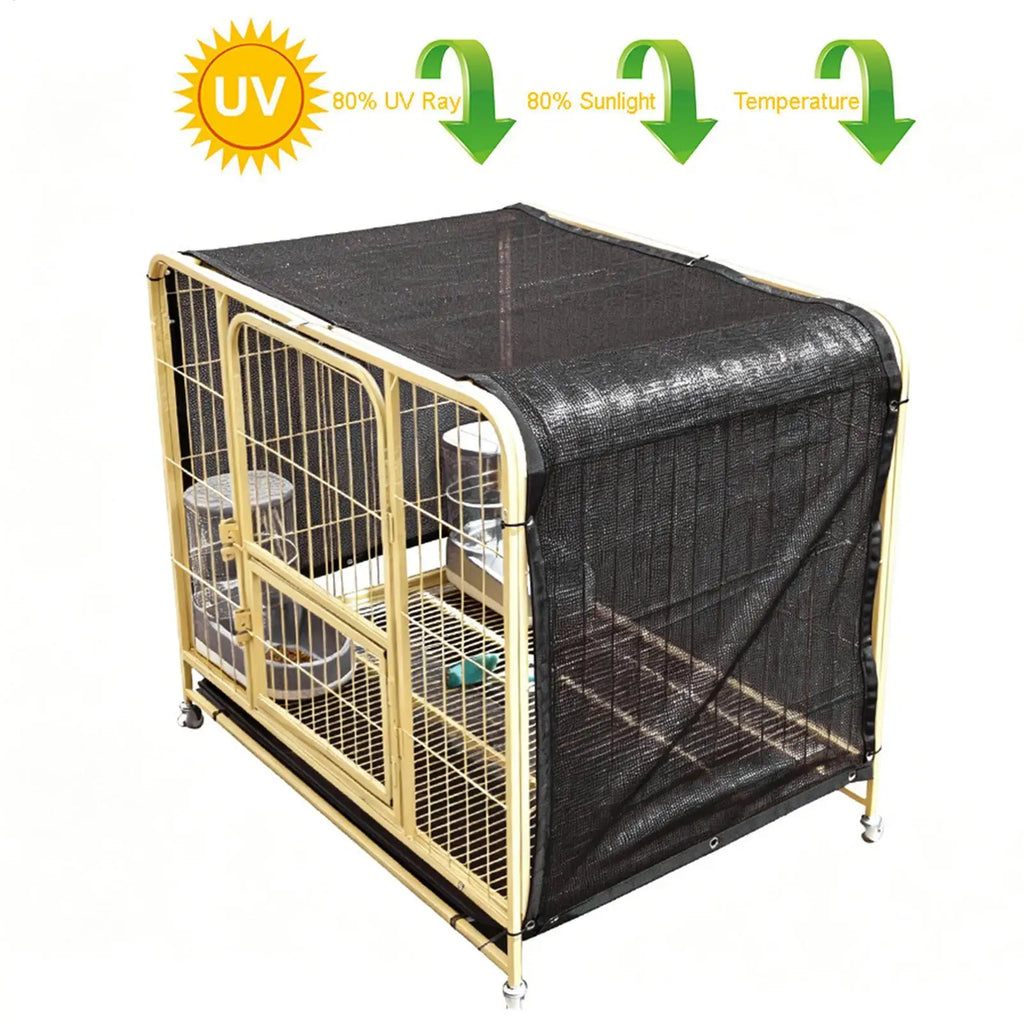 Kennel Cover Large UV Protection Portable Screen Outdoor Dog House Kennel Cover For Outdoor Yard Pathway Farm Patio Lawn Balcony Qme