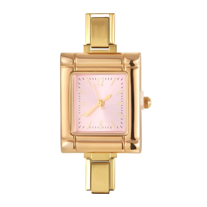 Fashion Italian Elastic Charm DIY Width Stainless Round Watch Women's