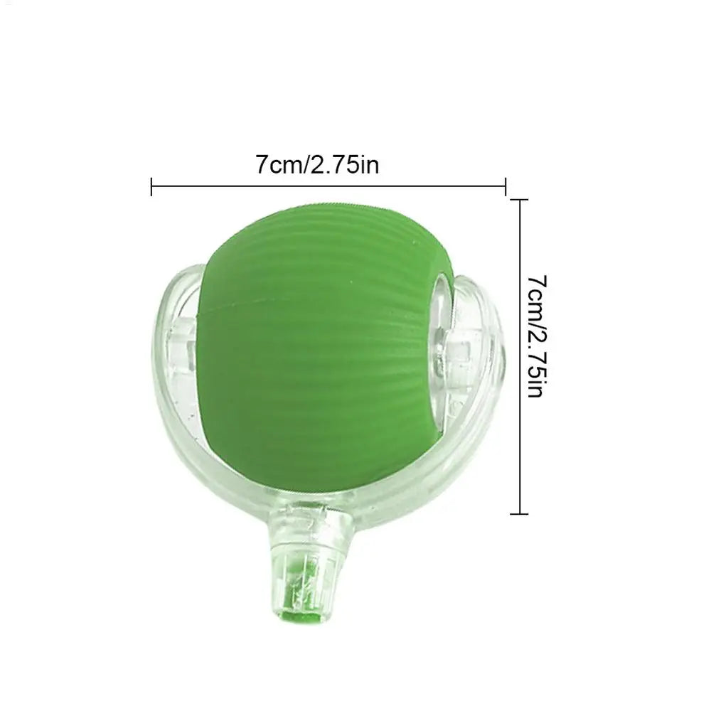 Pet Gravity Intelligent Rolling Ball Cat Toy Ball Relieves Boredom Self Fun Teasing Cat Ball for Interaction Indoor Playing Qme Green
