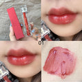 New Waterproof Nonstick Cup Mirror Lip Glaze Long Lasting Lip Gloss Tint Dyeing Liquid 6 Colors Lipstick Beauty Makeup Cosmetic Qme 01