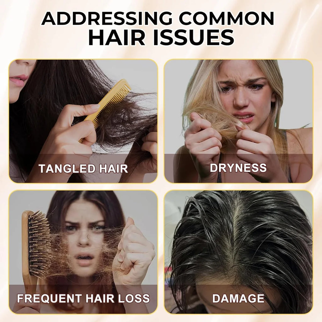 Magic Hair Mask, Contains Collagen and Keratin - Deeply Nourishes Hair with Coconut Oil - Intensely Moisturizes and Hydrates - Repairs Fine, Thin, Fragile, Dry, and Damaged Hair Qme