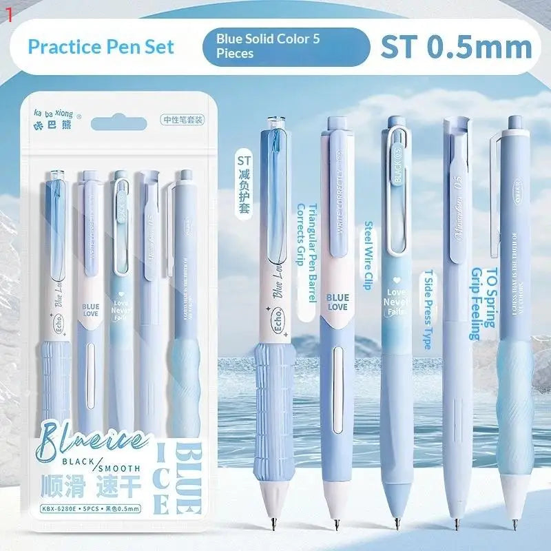 Gel Ink Pens Fast Dry Smoothly Write Journals Notes Business Papers Qme 1 Blue