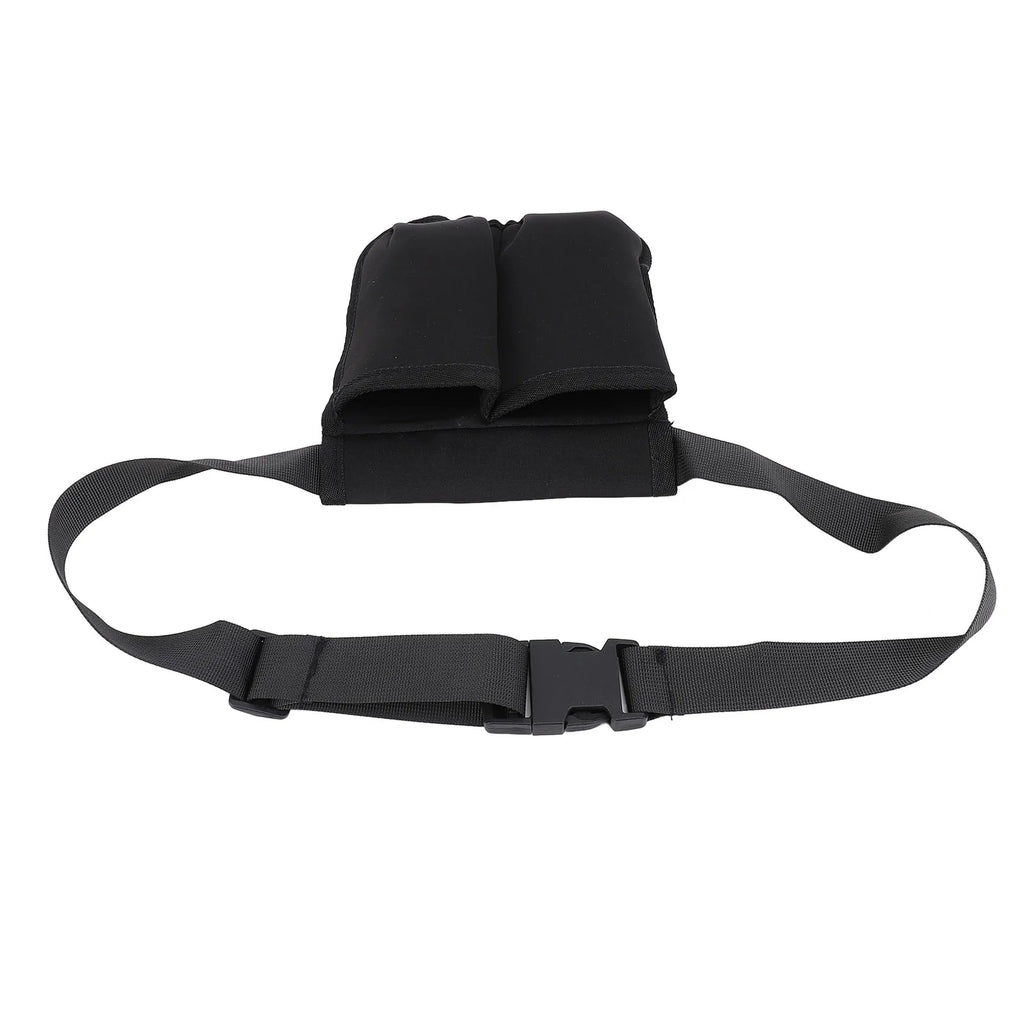 Massage Waist Pouch Two Bottles Massage Bottle Bag Adjustable Belt Supplies Professional Lotion Holster for Therapist Qme