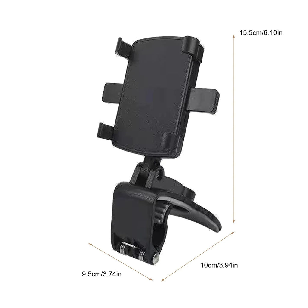 Multifunctional Car Dashboard Mobile Phone Holder Rotation Dashboard Cell Phone Holder Anti-slip Phone Holder Mount Qme