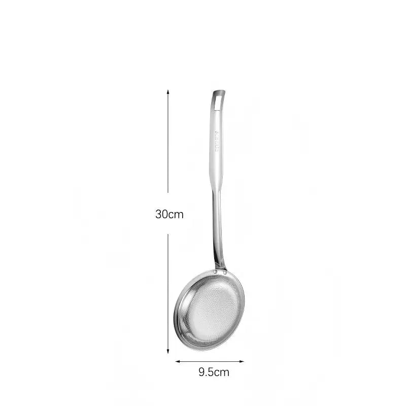 Stainless Steel Fat Skimmer Spoon Fine Mesh Grease Foam Removing Oil Qme B