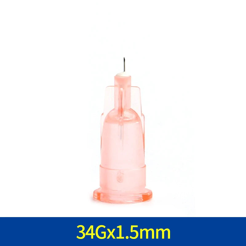 Box Tattoo Needle Transparent Syringe Injection Painless Small Teeth Qme a