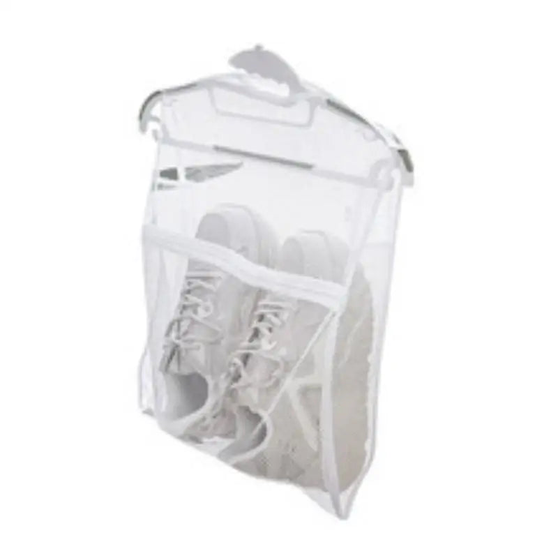Fabric Thick Layer Laundry Bag Shoes Clothing Airing Drying Net Qme