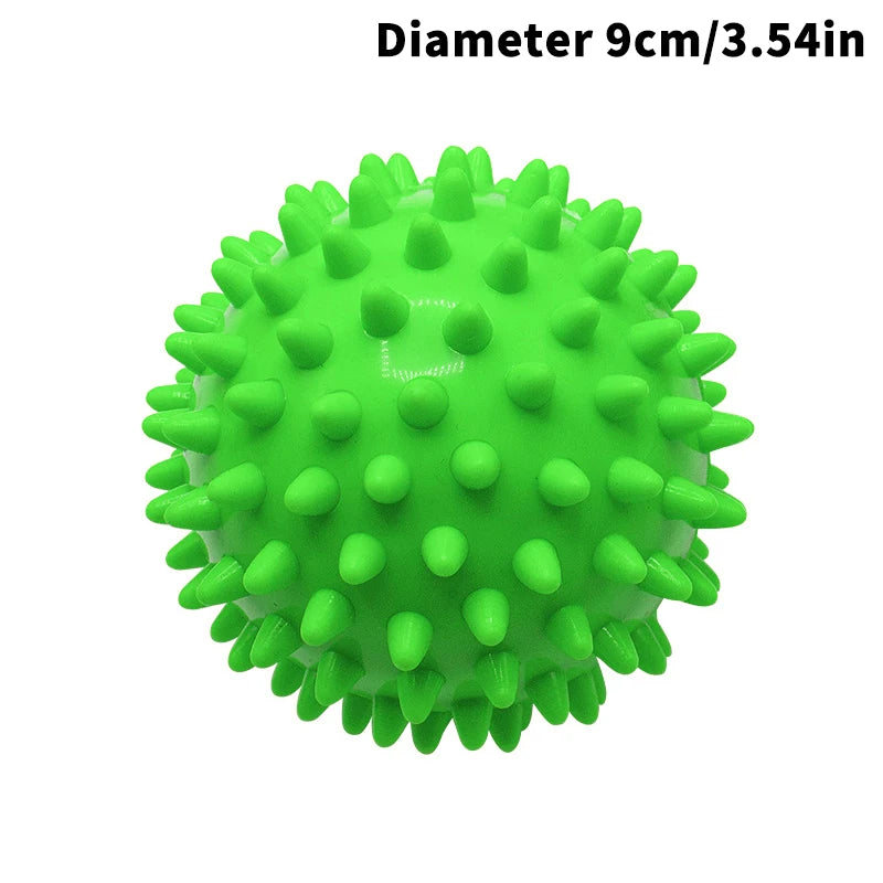 Meridian Massage Ball Fascia Muscle Relaxation Yoga Fitness Waist Qme 9cm Green