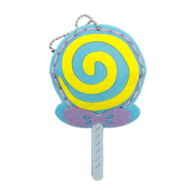 1 Set Wallet Charm Craft Cute Dessert Cake DIY Sewing Kit Creative Handmade Gift For Girls Best Friends Birthday Qme A5