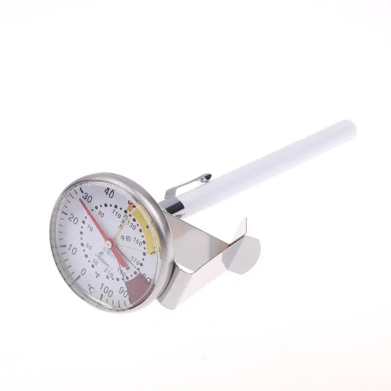 Mechanical Dial F/C Kitchen Thermometer Probe Temperature Gage Food Milk Coffee Thermometer ﻿ Qme A