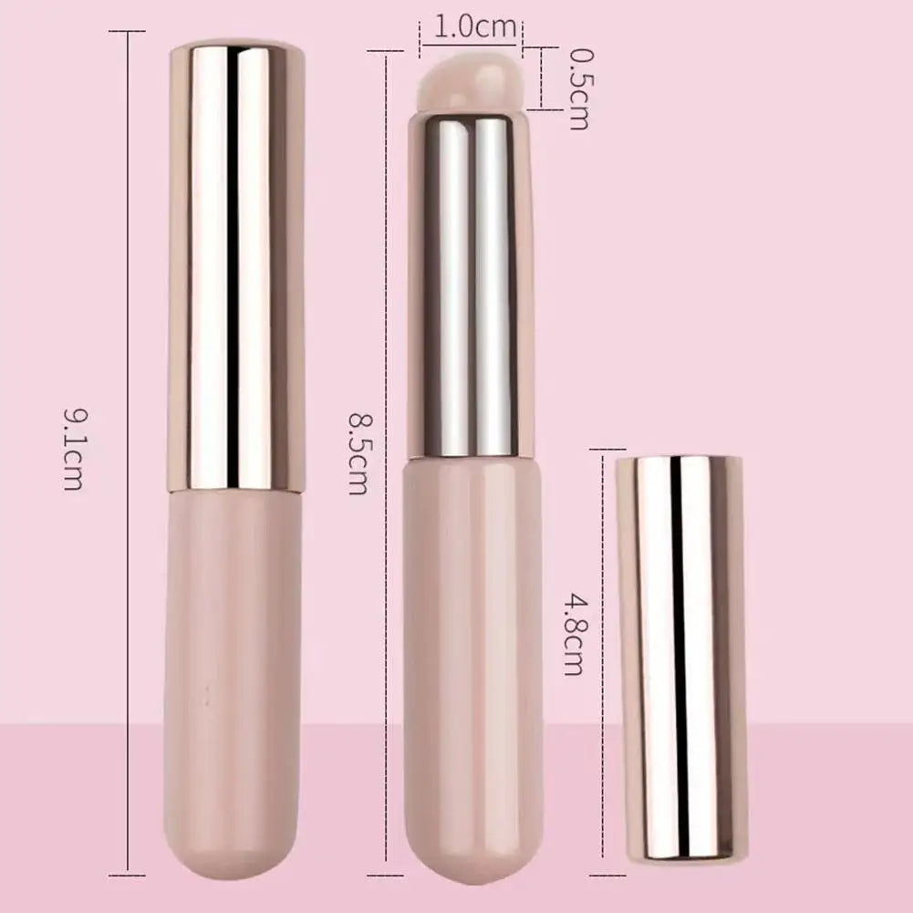 NEW Silicone Lip And Concealer Makeup Brushes Silicone Brush Lip Balm Lip Gloss Lip Stick And Concealer MultiFunction Brush Qme