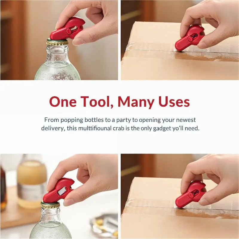 Multi-functional Creative Crab Claw Bottle Opener Magnetic Fridge Qme