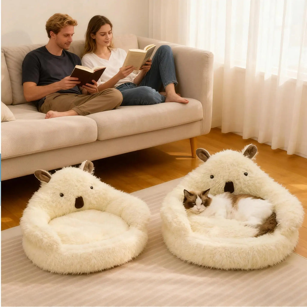 Cave Cat Beds House Tunnel Removable Nest Indoor Bed Outdoor Winter Qme
