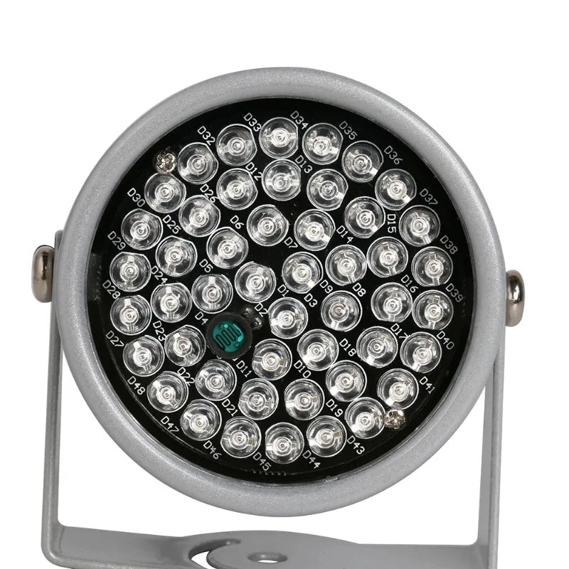 1PCS 12V 4LED Infrared Fill Light Auto Sensor IR Supplementary Lamp High Power IR Array Auxiliary Light Qme