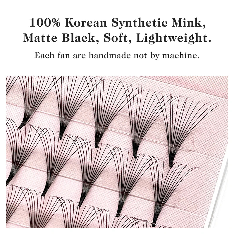 NATUHANA 10D 12D 14D 16D 20D Premade Volume Fans Long Root False Qme