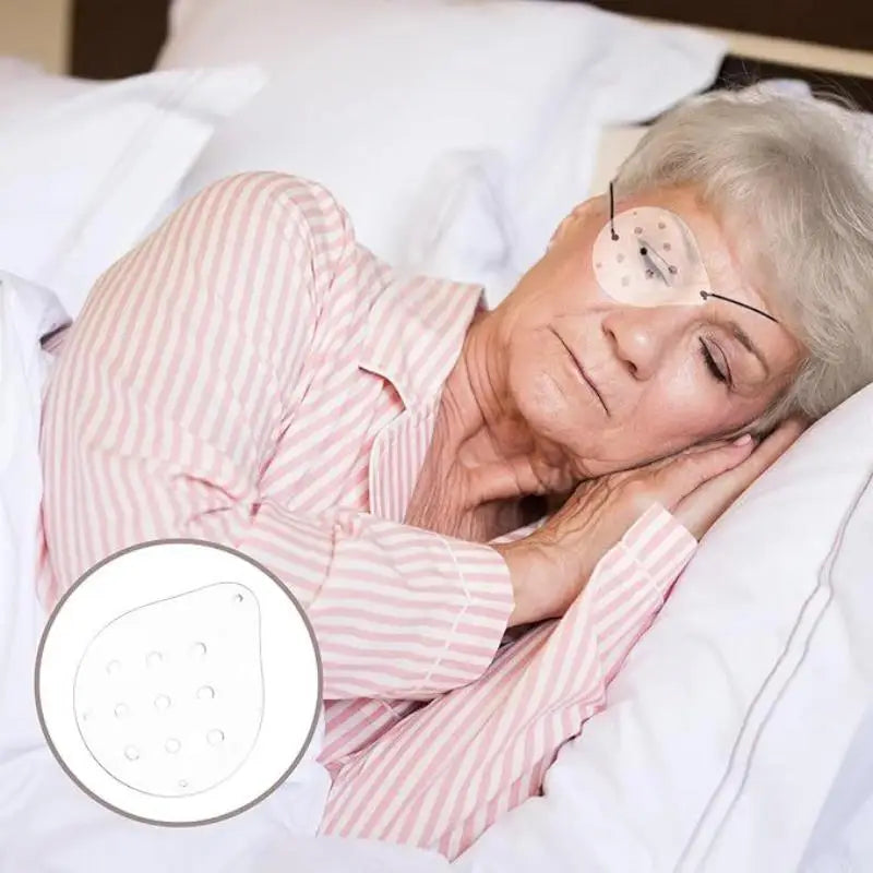 Adjustable Transparent Multihole Eye Mask Breathable Single-eye Qme