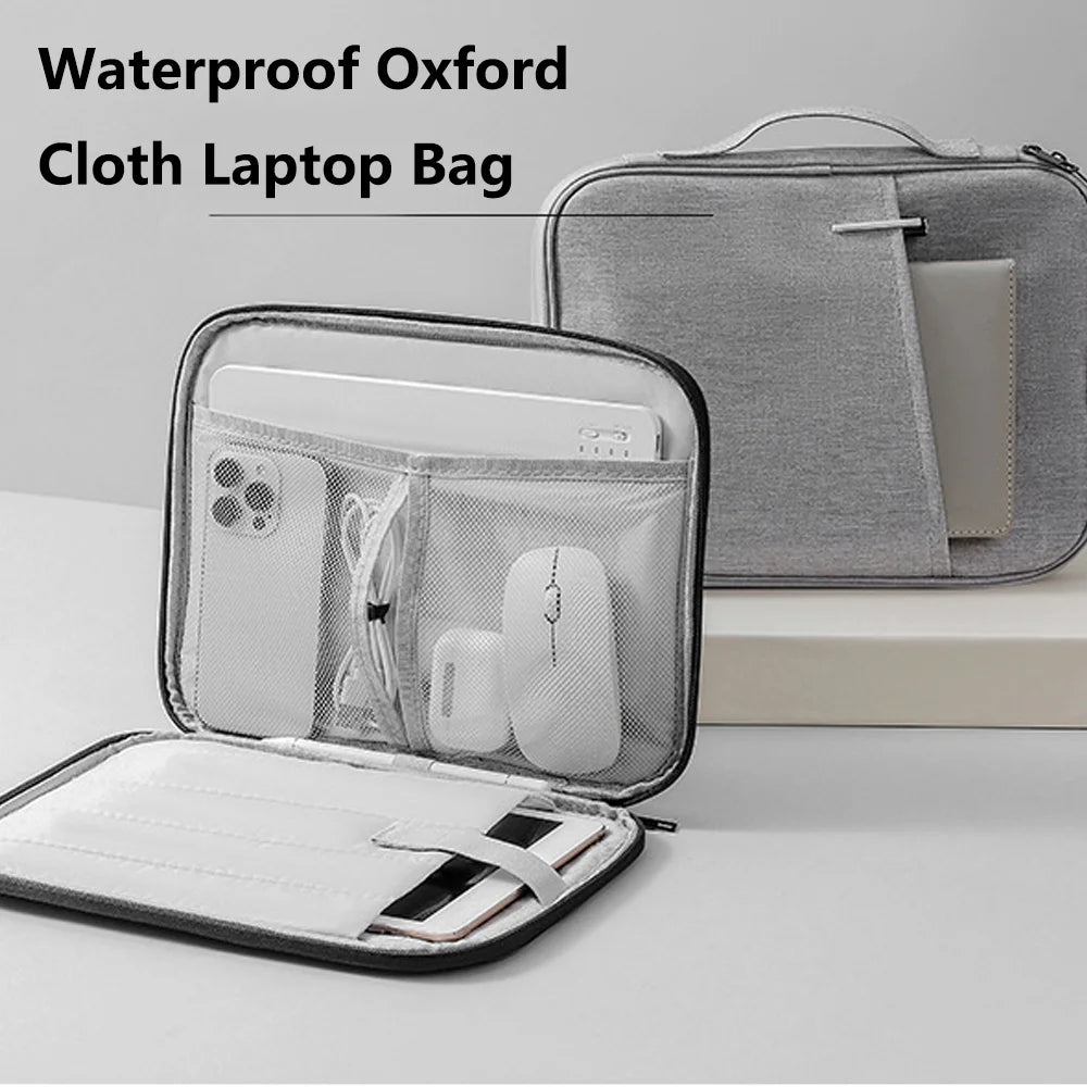 11-13 Inch Waterproof iPad Tablet Laptop Bag, Handheld Portable Storage Pouch for iPad & Tablet, High Quality Qme