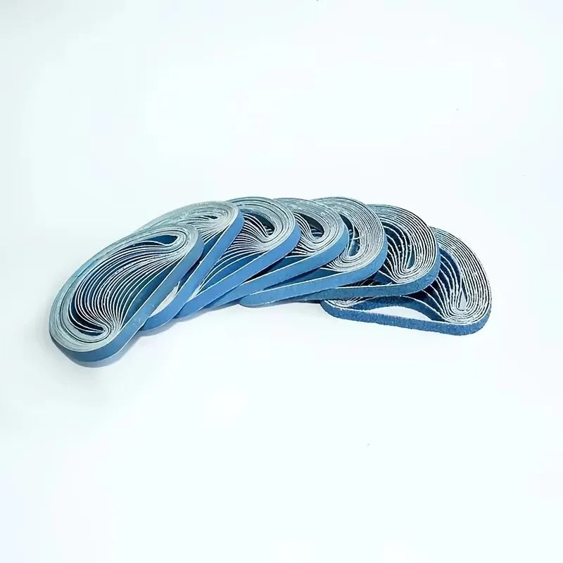 10/20 Pieces 10x330mm Sanding Belts Fused Alumina Zirconia 3/8"x13" Sander Belts 4-Option Grit 40 | 60 | 80 | 120 Qme