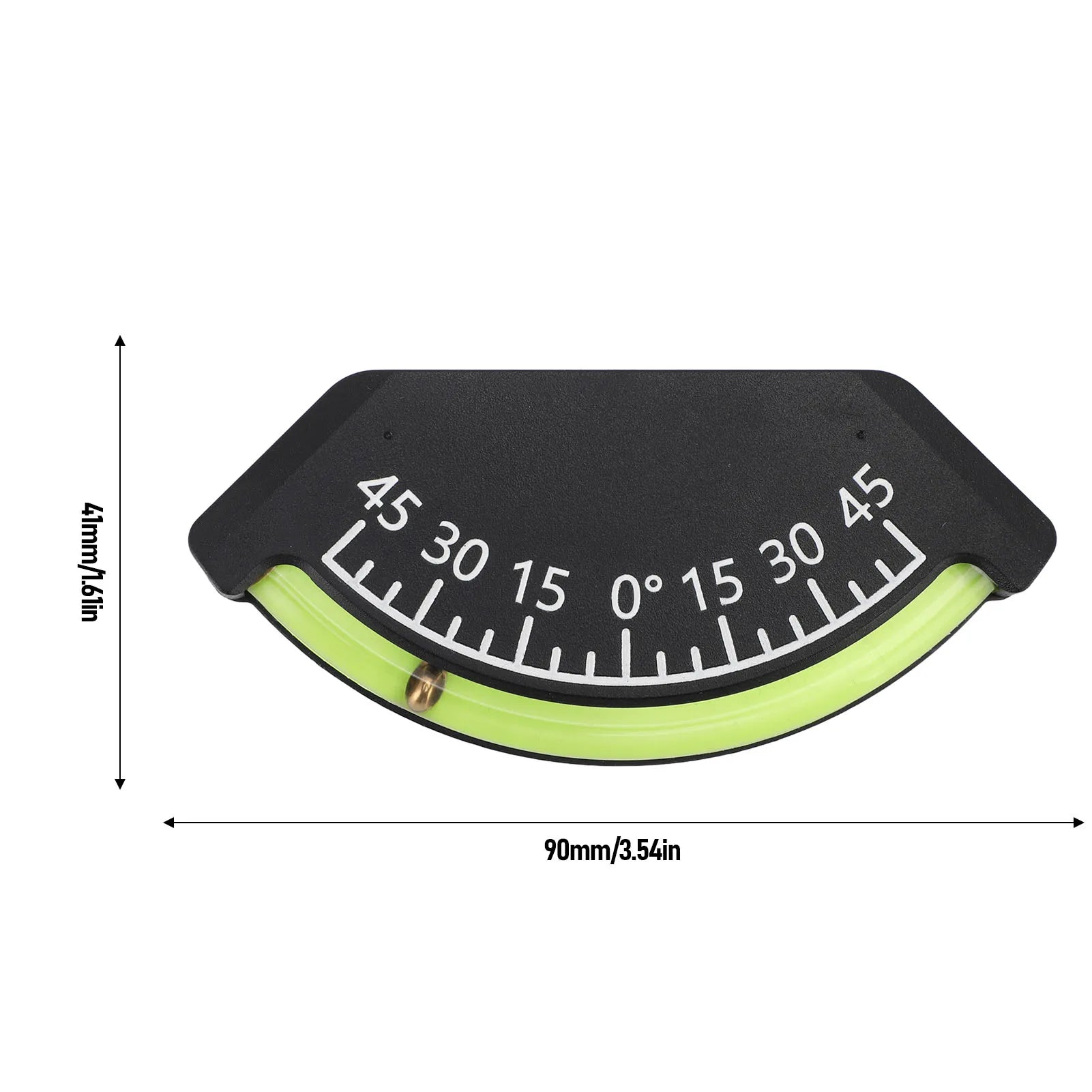 RV Inclinometer 45 Deg Inclinometer Accurate Measurement Impact Proof Easy Install for Off Road Vehicle Truck RV Trailer Boat Qme