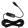 Output 5V 2A Mini Micro 5PIN USB Ports Car OBD Cigarette Adapter Lighter Power Box with 3.5m Switch Cable for Dash Cam Charging Qme Default Title
