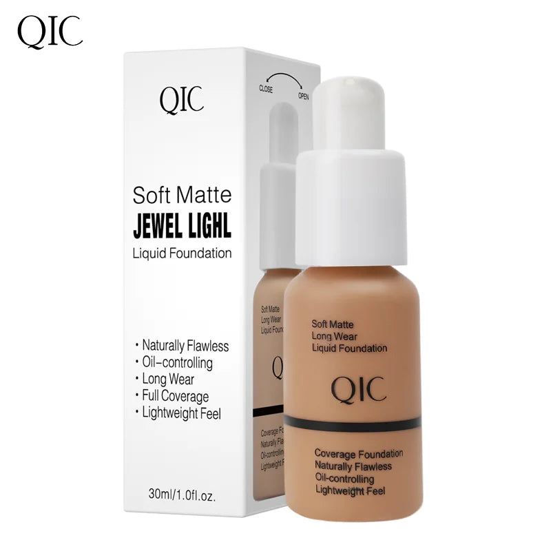 Matte BB Cream, Lightweight Full Coverage Foundation, Long Lasting Moisturizing, Waterproof Sweatproof Oil Control Face Makeup Qme