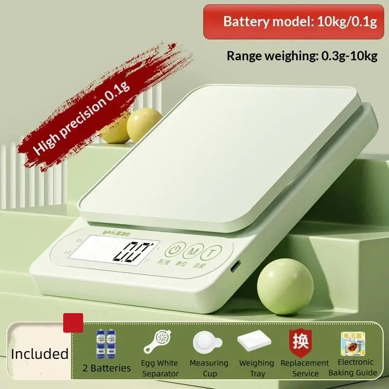 Digital Food Kitchen Scale Accuracy One Touch Tare Function Baking Qme 2 A