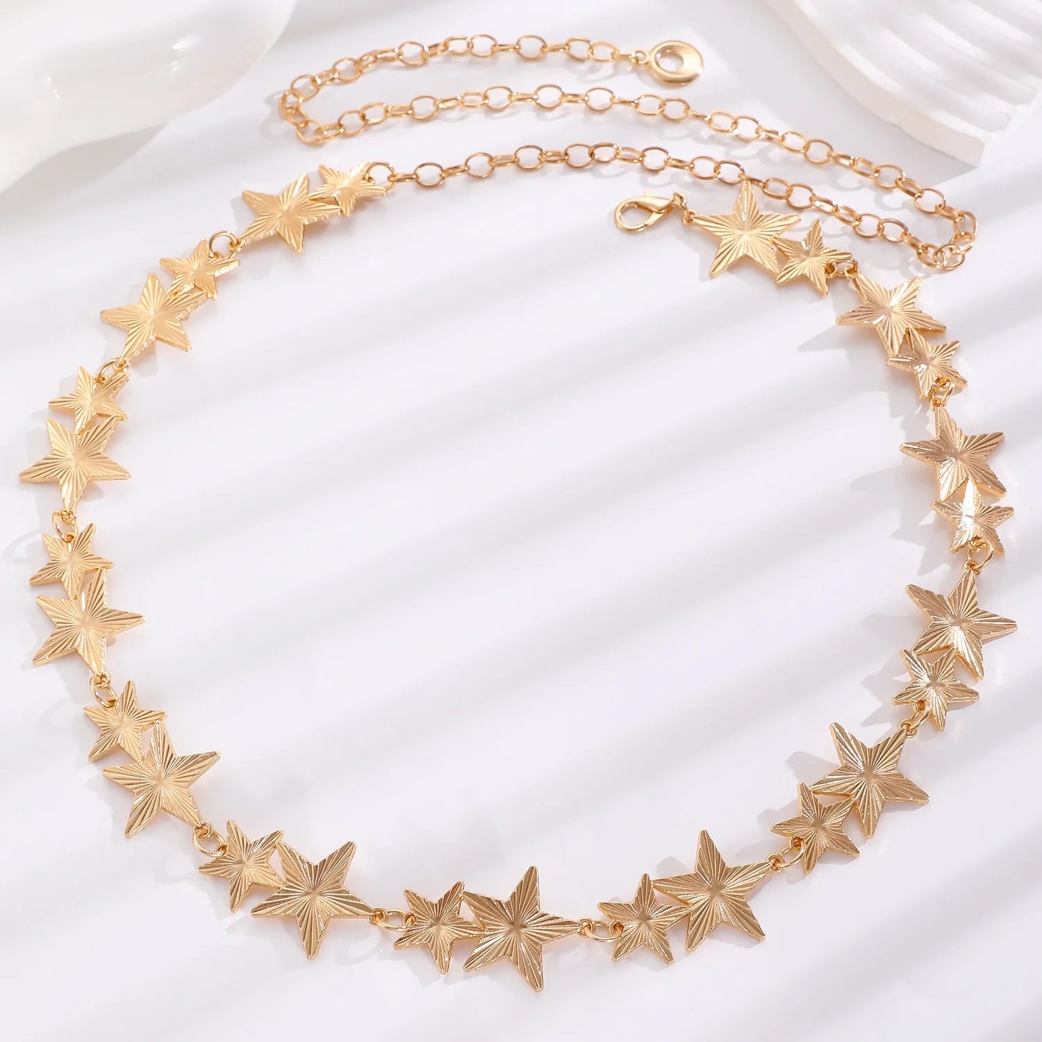 Women's Slim Decorative Waist Chain Silver Ethnic Tassel Belt Dresses