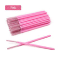 NATUHANA 50 Disposable Mascara Wands Eyelash Spoolies Brushes Micro Qme 50pcs