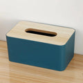 Plastic Tissue Box Simple And Creative Multi-Functional Tissue Storage Box For Home Use Qme Blue