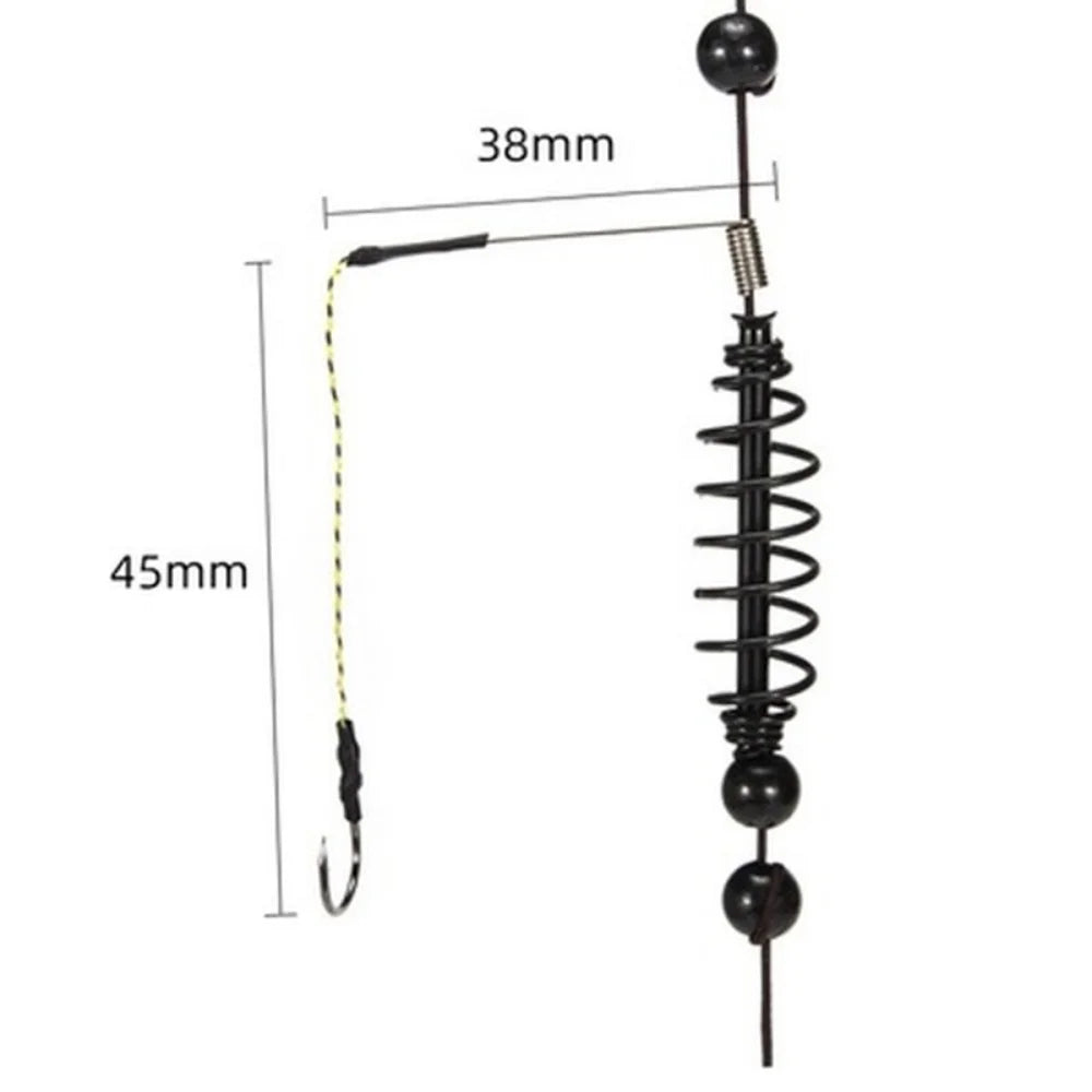 Fishing Hook Artificial Lure Bait Cage Set Fishing Feeder Baitholder Anzol Peche Catfish Jigs Carp Fishing Tackle Qme