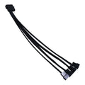 5pcs Mainboard CPU 4 PIN Fan Extention Cables PWM 4P Adapter Cable Computer Case Mainboard 4 PIN Power Cables Connectors Fan Qme 5pcs 27cm